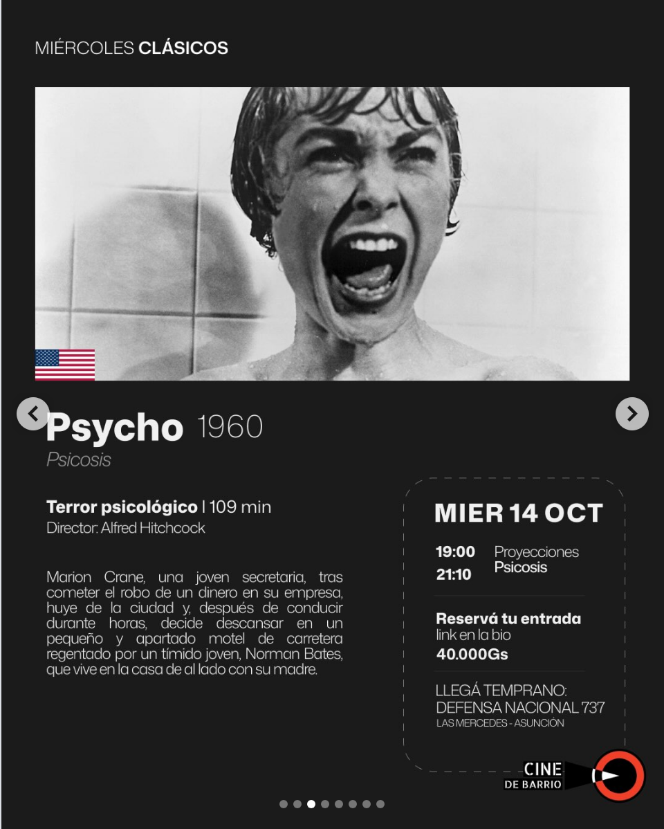 Proyección de Psicosis