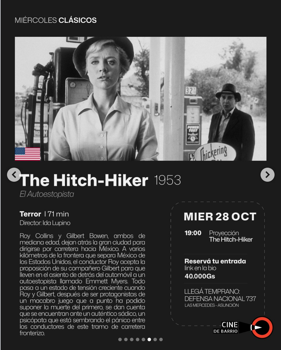 Proyección de The Hitch-Hiker