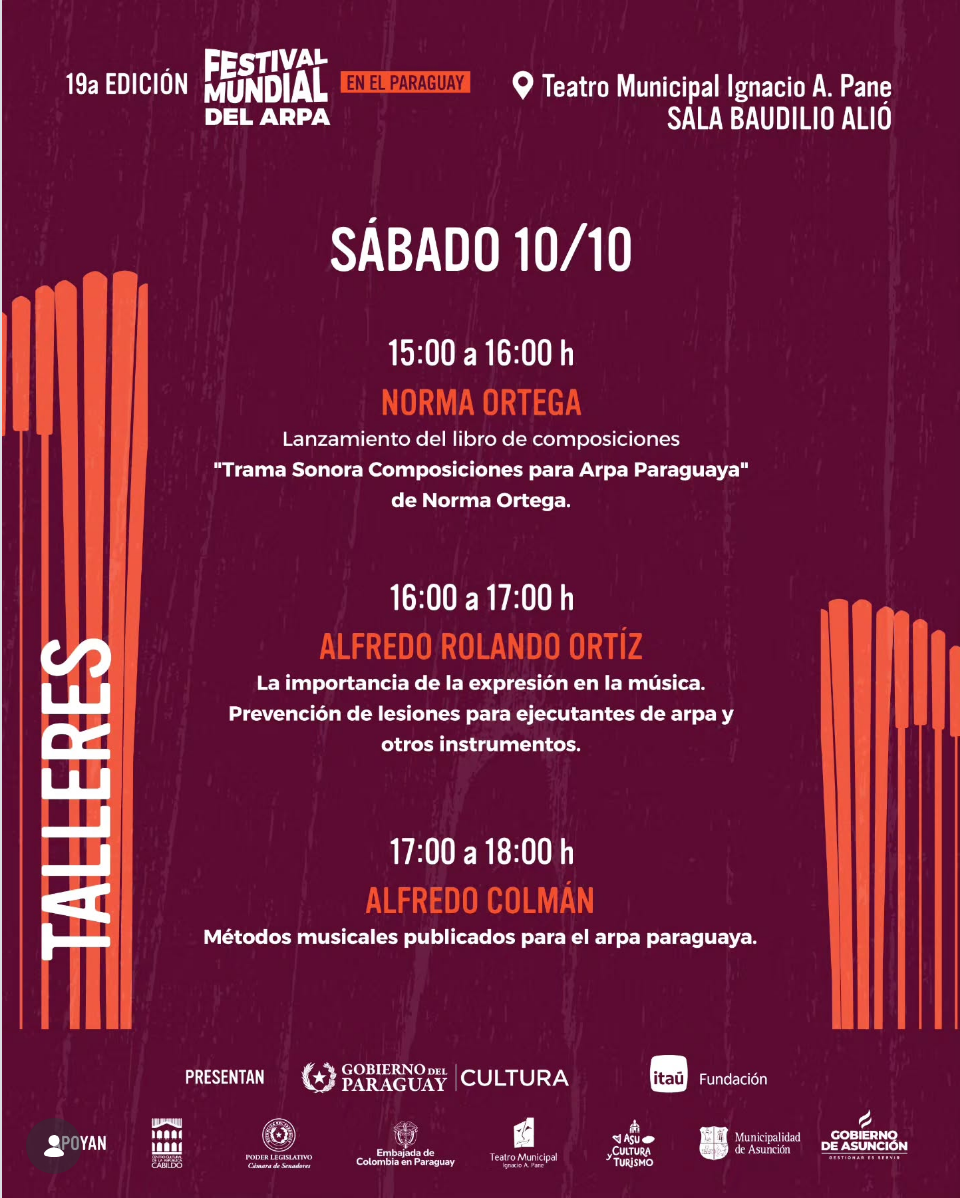 Lanzamiento del libro de composiciones «Trama Sonora Composiciones para Arpa Paraguaya», de Norma Ortega