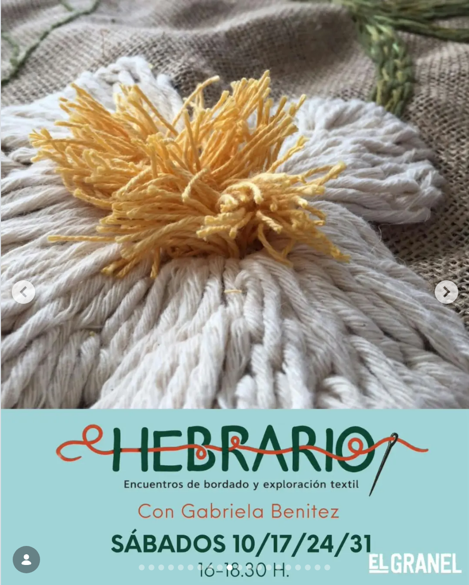 Hebrario: taller de bordado