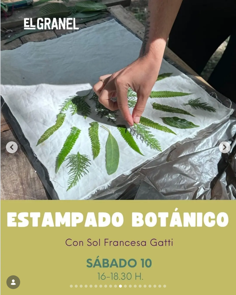 Taller de estampado botánico