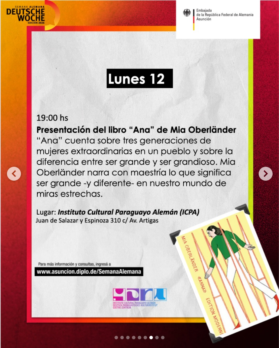Presentación del libro “Ana” de Mia Oberländer