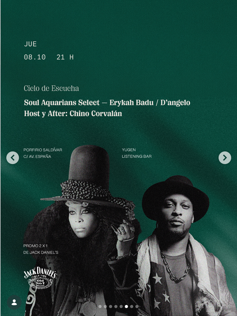 Soul Aquarians Select — Erykah Badu / D’Angelo, host y after: Chino Corvalán